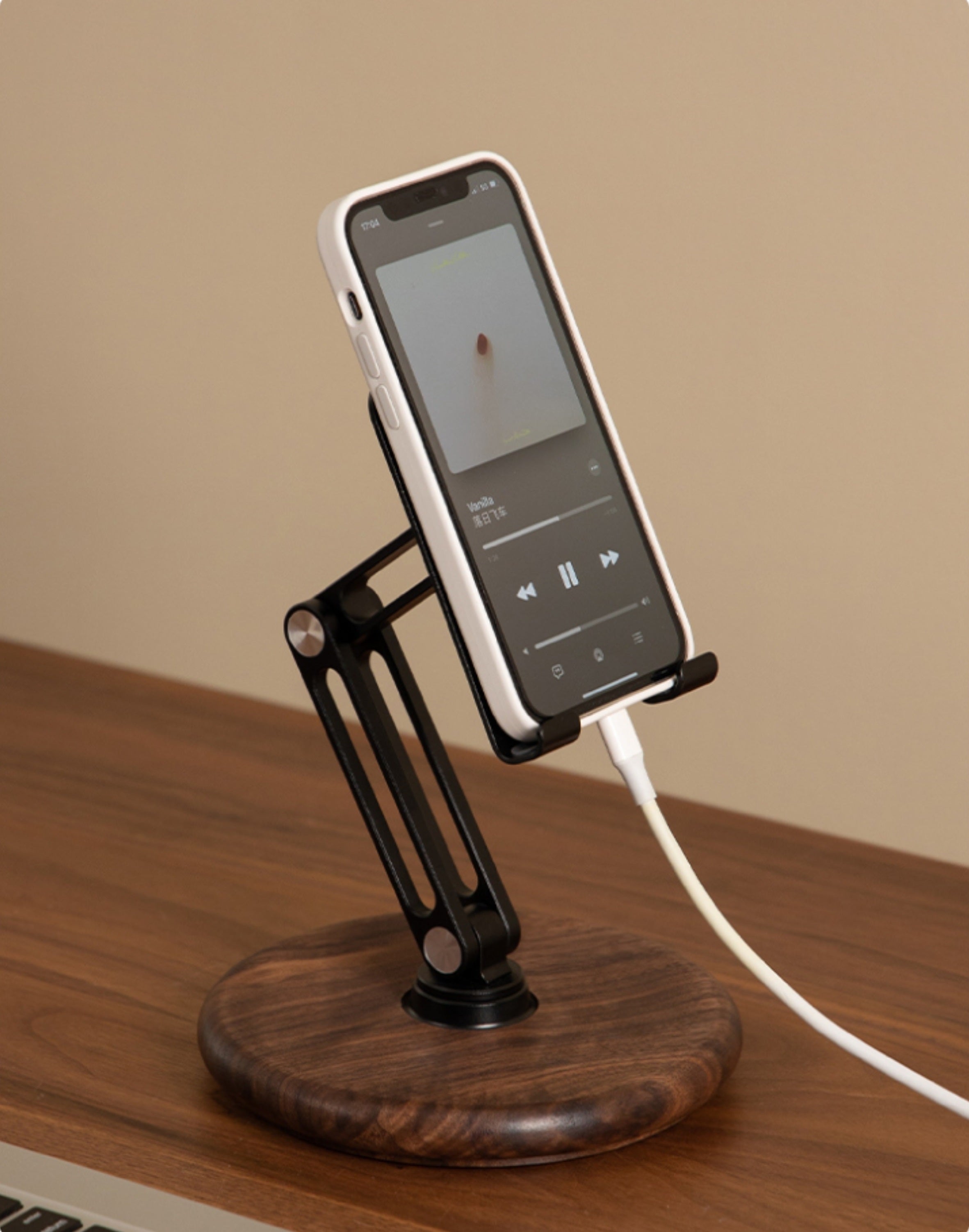 TimberFlex Height-Adjustable Phone Holder