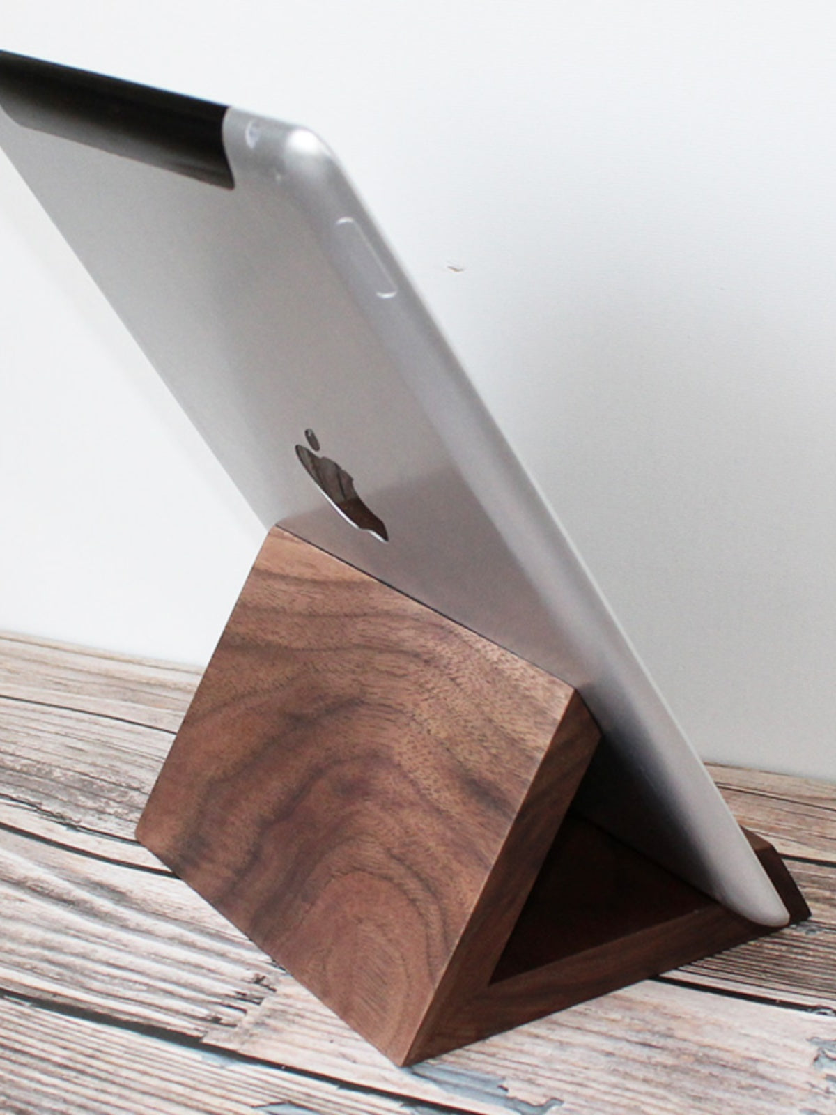 Solid wood mobile & tablet stand [Walnut]