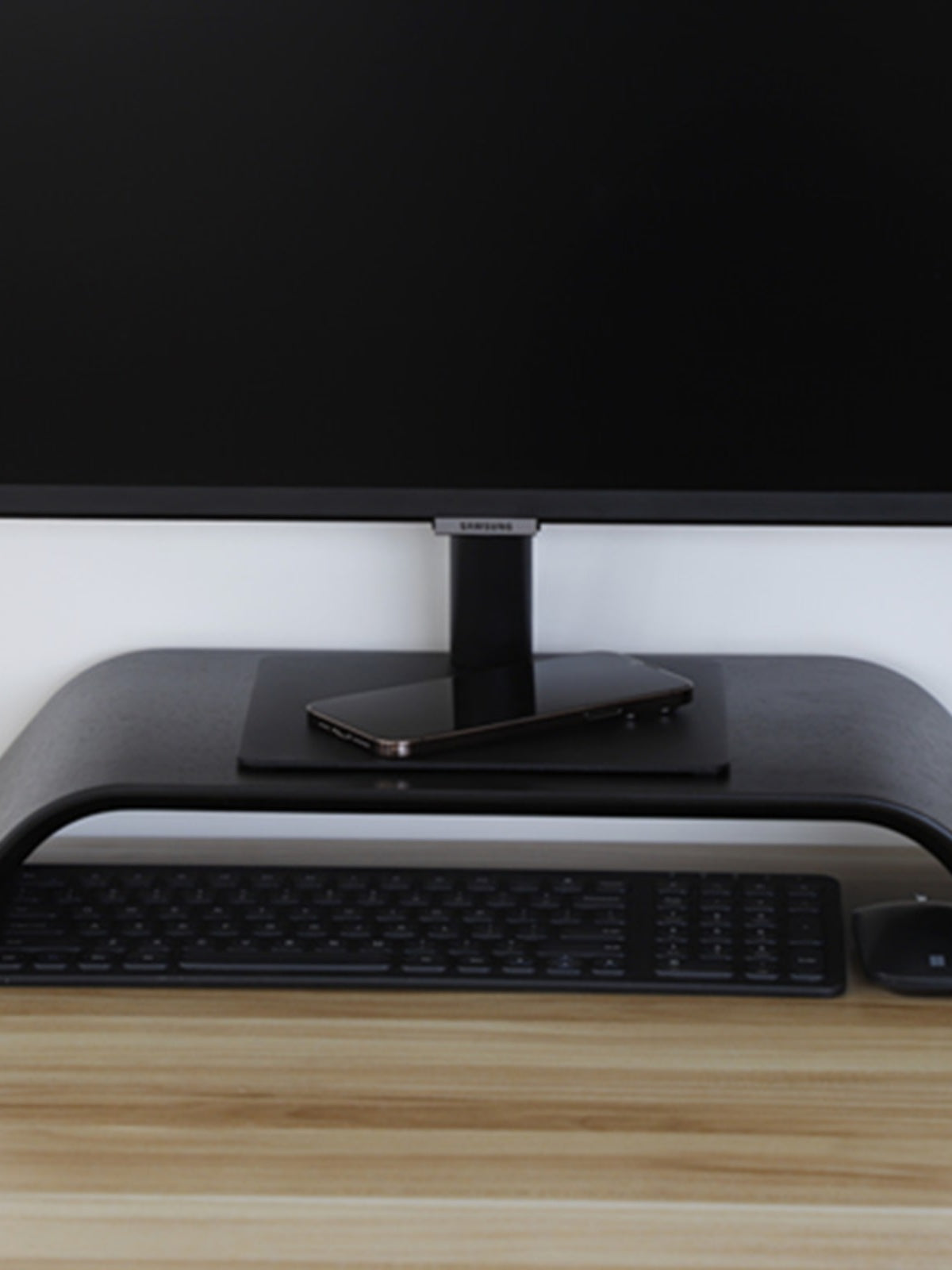 Black Monitor Stand