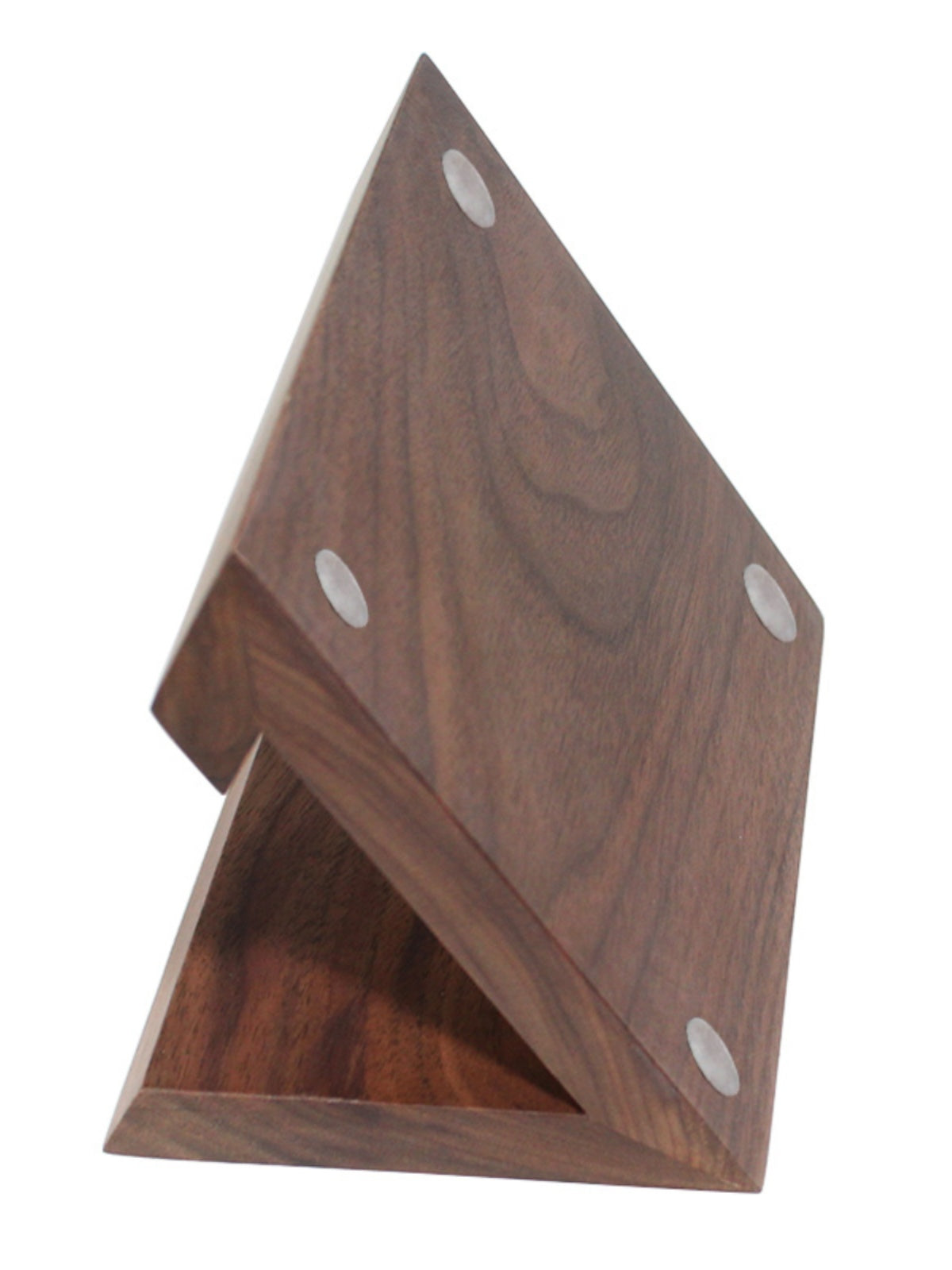 Solid wood mobile & tablet stand [Walnut]