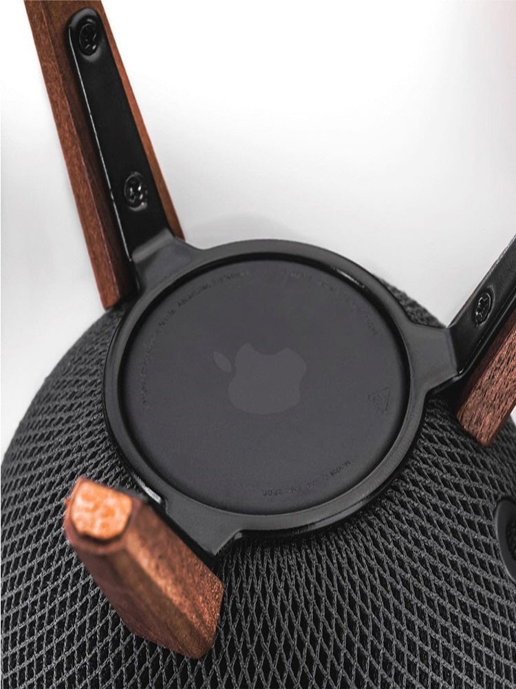 Homepodmini Stand [Black Walnut Legs + Black Metal Head]