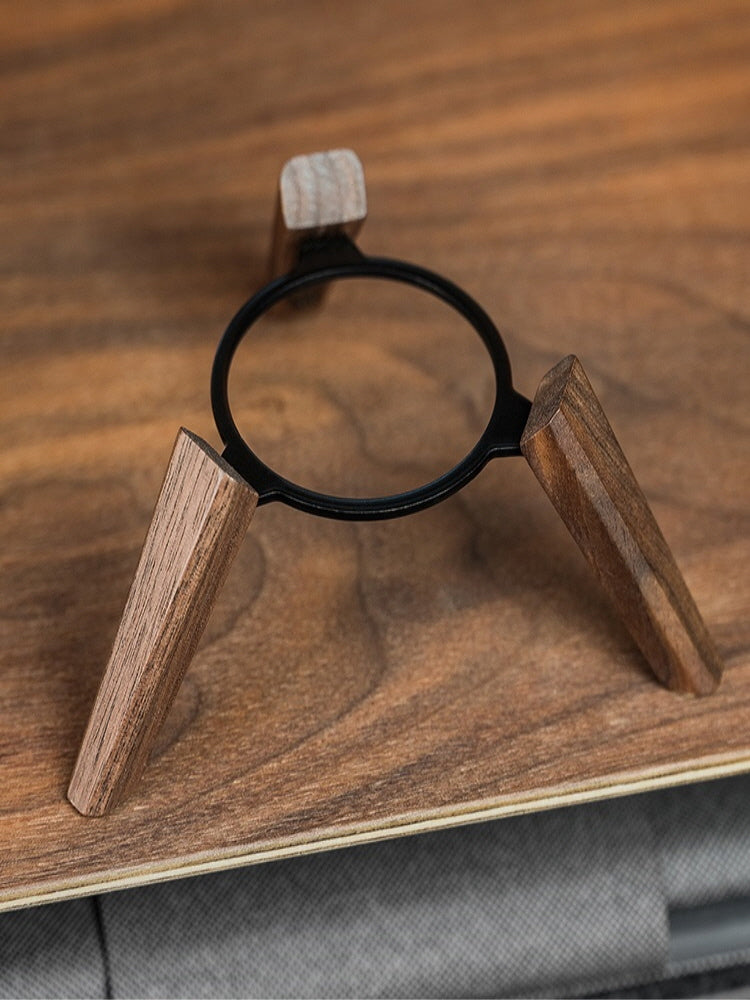 Homepodmini Stand [Black Walnut Legs + Black Metal Head]