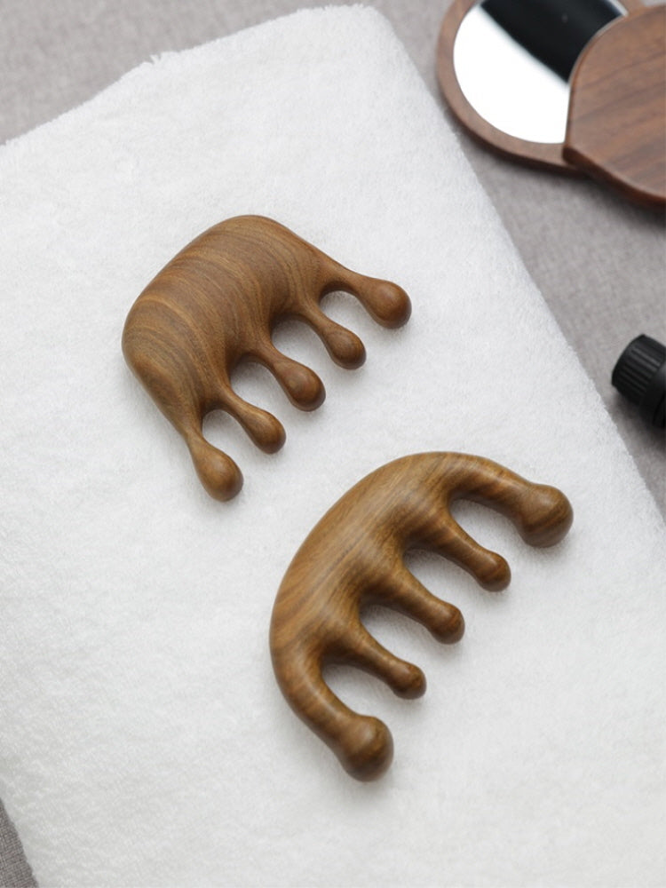 Natural Wood Relaxation Comb
