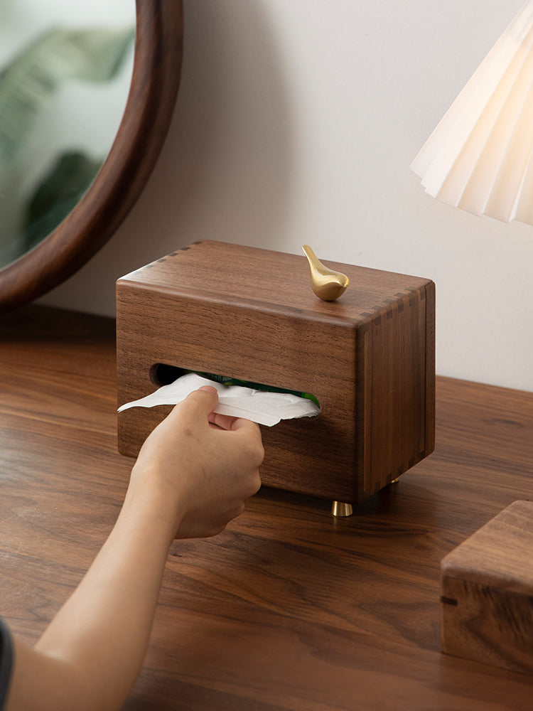 Bronze Bird Elegance Tissue Box