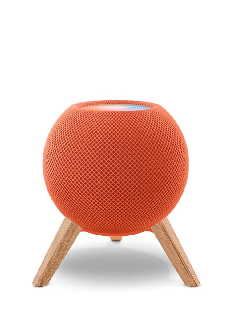 Homepodmini Stand [Cherry Legs+ Orange Metal Head]